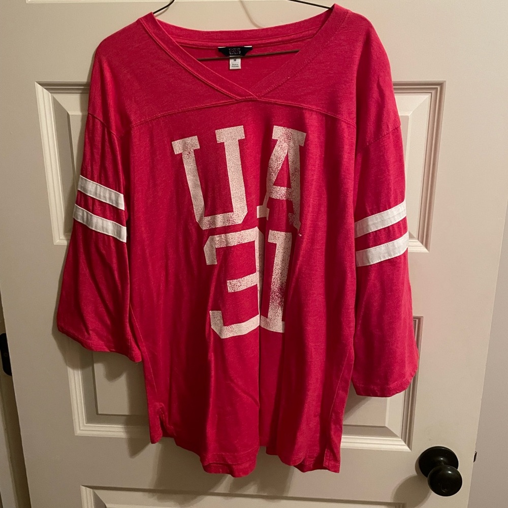 University of Alabama MV Sport Red and White Women's Top